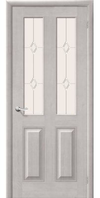 Межкомнатная дверь М15 белый воск ПО 