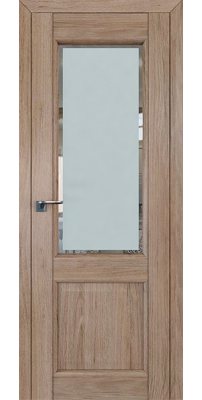 Межкомнатная дверь 2.42XN солинас светлый, стекло square матовое