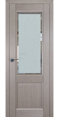 Межкомнатная дверь 2.42XN стоун, стекло square матовое