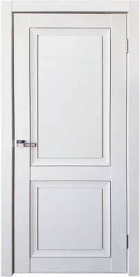 Межкомнатная дверь Decanto 1 barhat white с черной вставкой ПГ