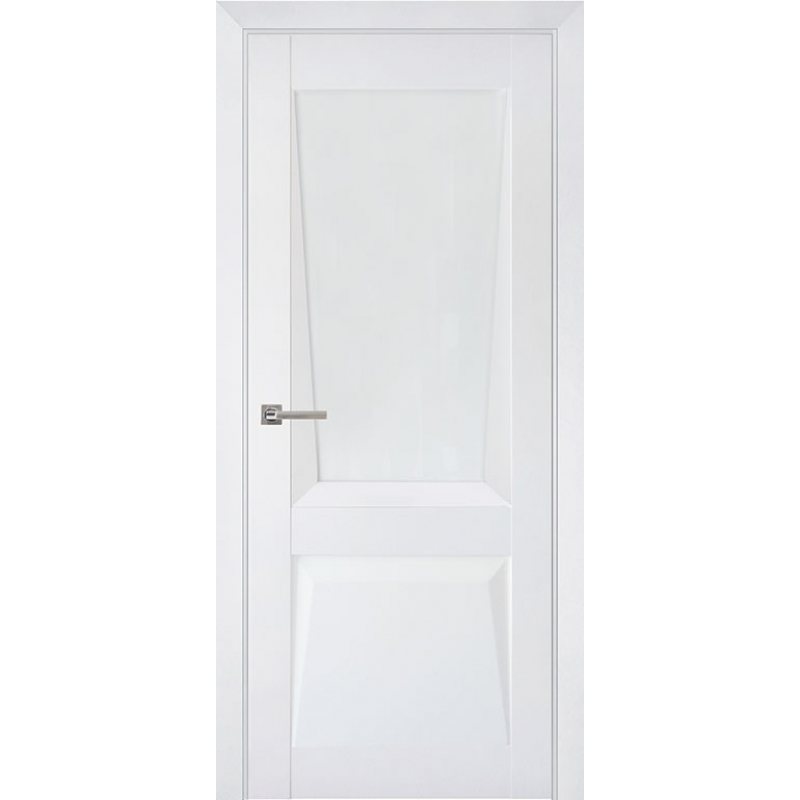 Межкомнатная дверь Перфекто 106 barhat white стекло white ПО