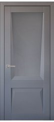 Межкомнатная дверь Перфекто 106 barhat grey стекло grey ПО