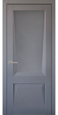 Межкомнатная дверь Перфекто 106 barhat grey стекло grey ПО