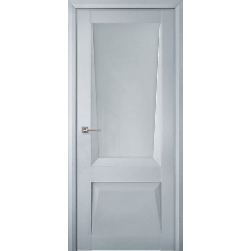 Межкомнатная дверь Перфекто 106 barhat light grey стекло light grey ПО