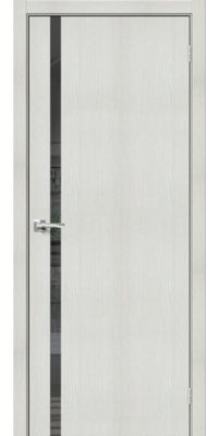 Межкомнатная дверь Браво-1.55 bianco veralinga/mirox grey