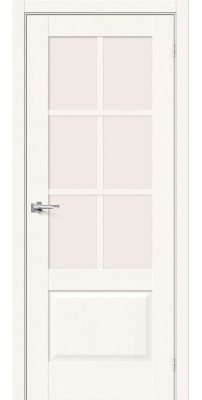 Межкомнатная дверь Прима-13.0.1 white wood/magic fog