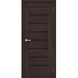 Межкомнатная дверь Браво-22 wenge melinga/black shine