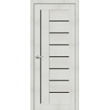 Межкомнатная дверь Браво-29 bianco melinga/black shine