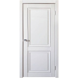 Межкомнатная дверь Decanto 1 barhat white с черной вставкой ПГ