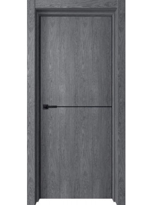 Межкомнатная дверь loft-1 al кромка с 2-х сторон ольха серая