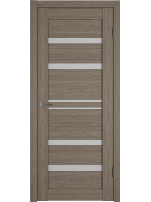 Межкомнатная дверь Atum Pro 26 brun oak, стекло white cloud