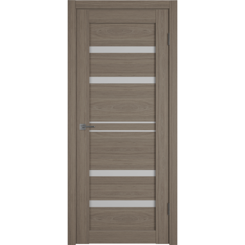 Межкомнатная дверь Atum Pro 26 brun oak, стекло white cloud