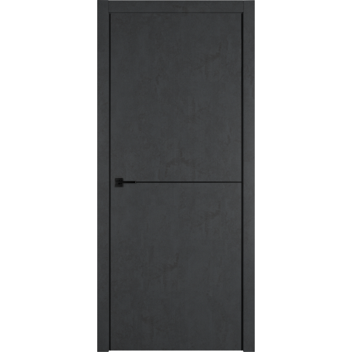Межкомнатная дверь Urban 1 jet loft/black mould, врезка под замок