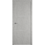 Межкомнатная дверь Urban 2 antic loft/silver mould, врезка под замок