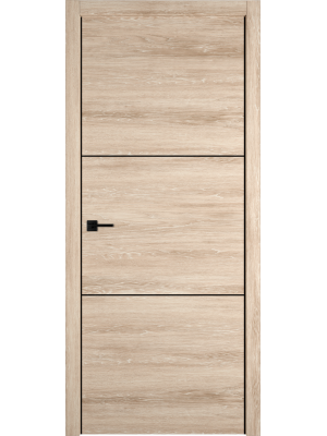 Межкомнатная дверь Urban 2 sand vellum/black mould, врезка под замок