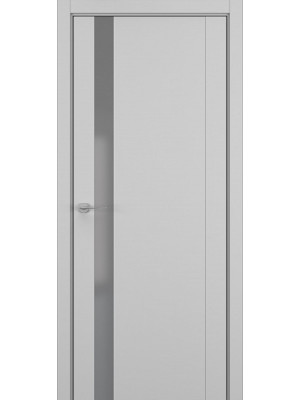 Межкомнатная дверь ПО S26 серый матовый ст. Matelac Silver Grey