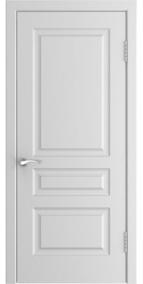 Межкомнатная дверь L-2 белая ПГ
