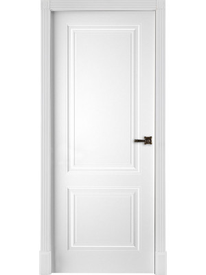 Межкомнатная дверь Богемия эмаль белая (RAL 9003) ПГ