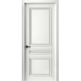 Межкомнатная дверь Бремен 3 эмаль белая (RAL 9003) ПГ