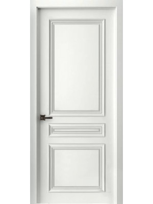 Межкомнатная дверь Бремен 3 эмаль белая (RAL 9003) ПГ