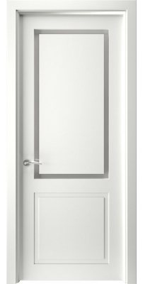 Межкомнатная дверь Каролина эмаль белая (RAL 9003) ПО