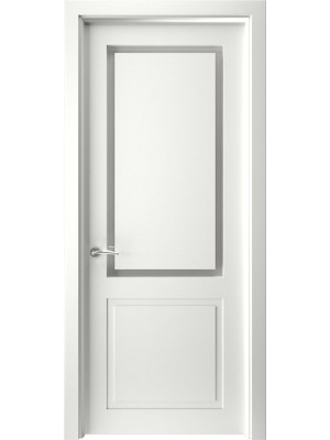 Межкомнатная дверь Каролина эмаль белая (RAL 9003) ПО