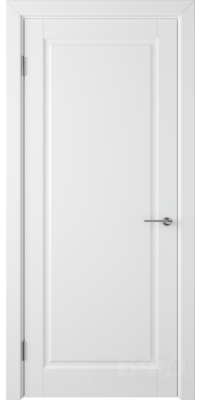 Межкомнатная дверь ГЛАНТА (57) белая эмаль ПГ