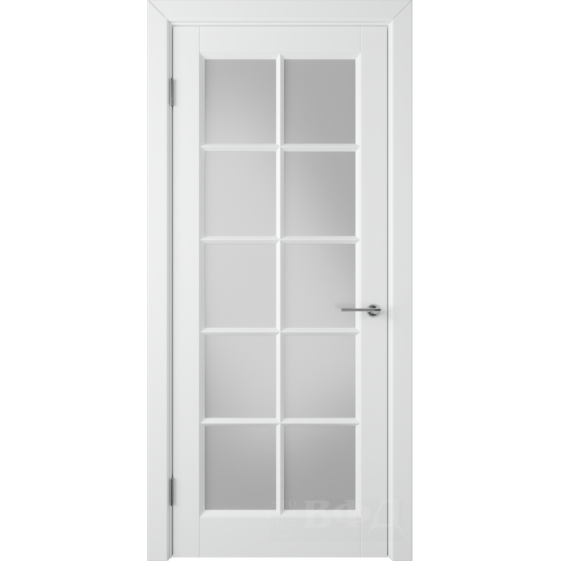 Межкомнатная дверь ГЛАНТА (57) белая эмаль ПO