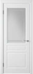 Межкомнатная дверь СТОКГОЛЬМ (56) белая эмаль ПО