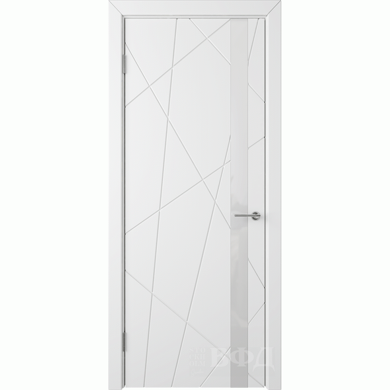Межкомнатная дверь ФЛИТТА (26) белая эмаль ПО