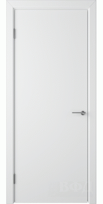 Межкомнатная дверь НЬЮТА (59) белая эмаль ПГ