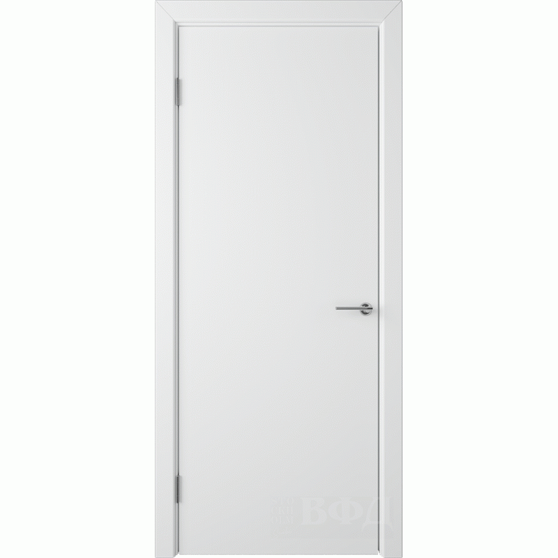 Межкомнатная дверь НЬЮТА (59) белая эмаль ПГ