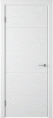 Межкомнатная дверь ТРИВИА (50) белая эмаль ПГ