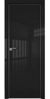 Межкомнатная дверь 1LK черный люкс, кромка ABS 