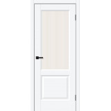 Межкомнатная дверь Неоклассик-33 white silk ст. magic moru