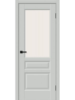 Межкомнатная дверь Неоклассик-35 grey silk ст. magic moru