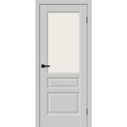 Межкомнатная дверь Неоклассик-35 grey silk ст. magic moru