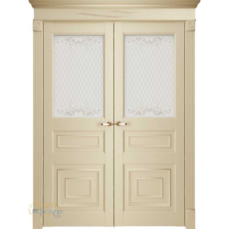 Двустворчатая дверь Florence 62001, серена керамик ПО