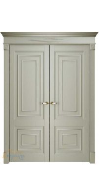 Двустворчатая дверь Florence 62002, серена светло-серый ПГ