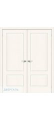 Двустворчатая дверь Прима-12 white wood
