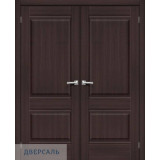 Двустворчатая дверь Прима-2 wenge melinga