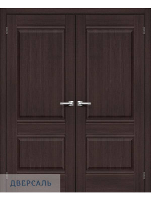 Двустворчатая дверь Прима-2 wenge melinga