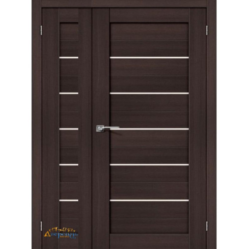 Неравнопольная дверь Браво 22 wenge melinga