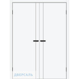 Двустворчатая дверь Браво-0.10 white silk