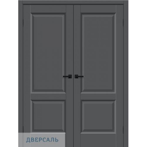 Двустворчатая дверь Неоклассик-32 stormy silk
