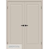 Двустворчатая дверь Прима-10 cream silk