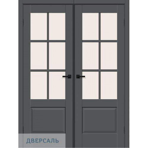 Двустворчатая дверь Прима-13.0.1 stormy silk ст. magic fog