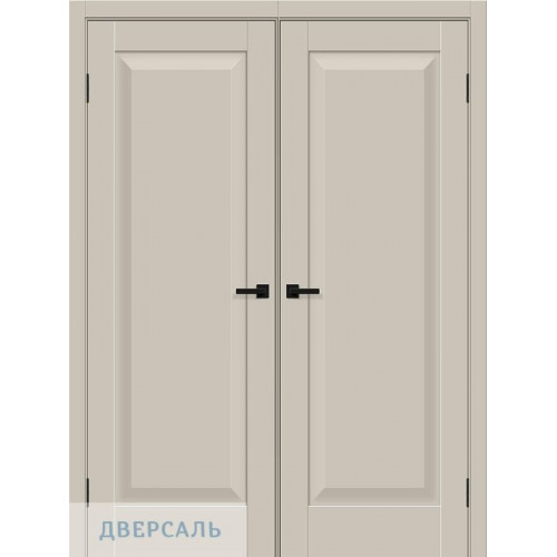 Двустворчатая дверь Прима-20 cream silk