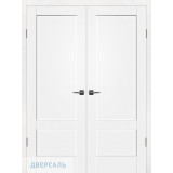 Двустворчатая дверь ПСЦ-44 белый ПГ