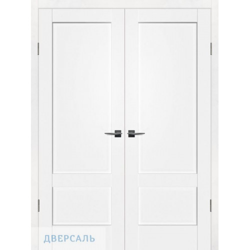 Двустворчатая дверь ПСЦ-44 белый ПГ